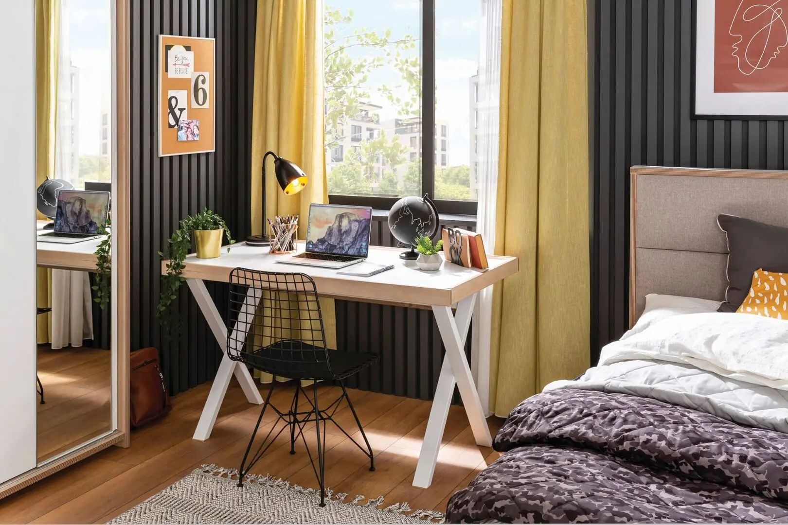 Masa de birou Cilek Modera 20.50.1107.00 (Wood/White)