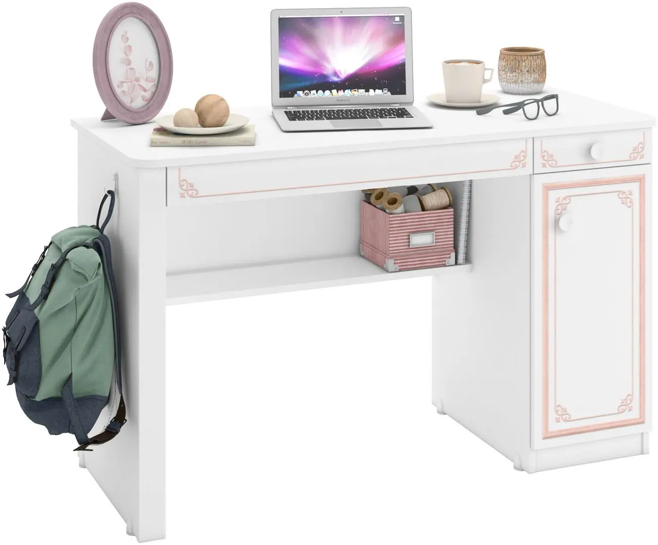 Masa de birou Cilek Selena Pink 20.70.1101.00