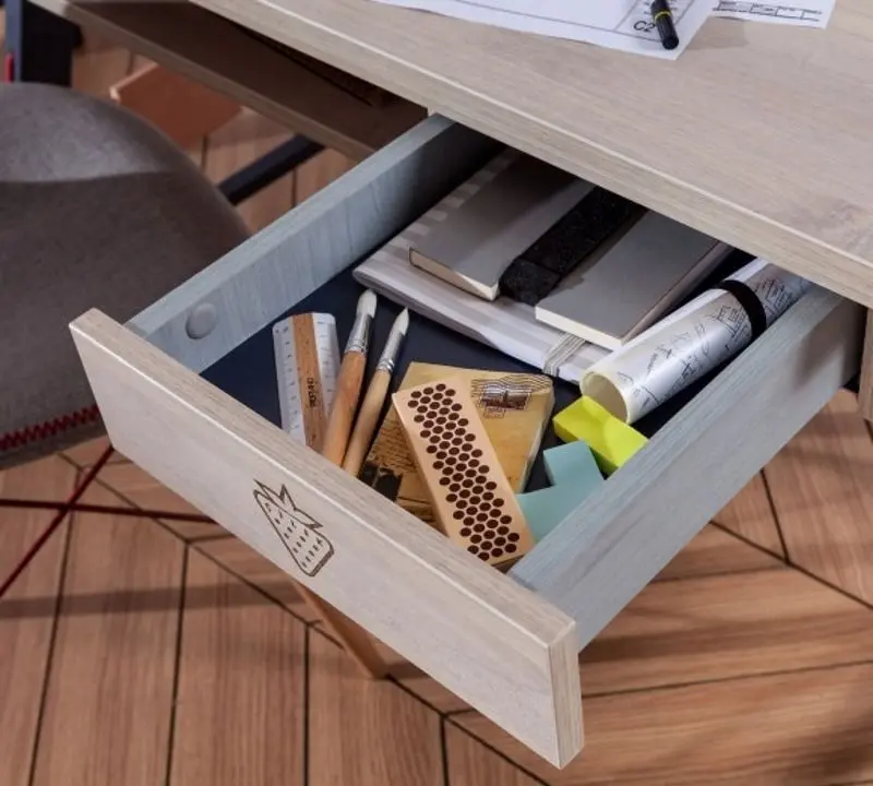 Masa de birou Cilek Trio 20.40.1103.00 (Wood/Blue)