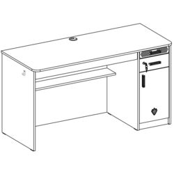 Masa de birou Cilek White 20.54.1103.00 Thumb