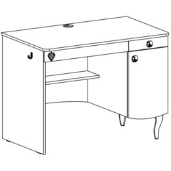 Masa de birou Cilek Yakut 20.20.1104.00 Thumb