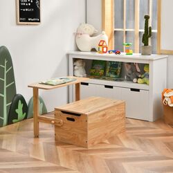 Детский стол 3в1 Costway HY10403NA (Natural)