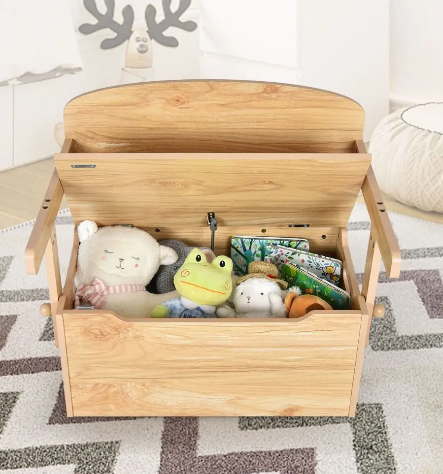 Masuta pentru copii 3in1 Costway HY10403NA (Natural)