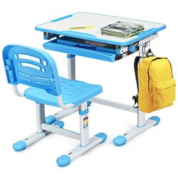 Set masa + scaun Costway HW65906BL (Blue) Thumb