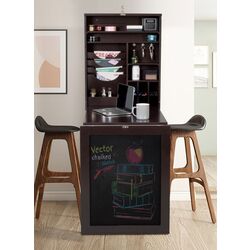 Masa rabatabila Costway HW65925CF (Brown) Thumb