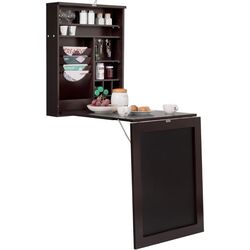 Masa rabatabila Costway HW65925CF (Brown) Thumb