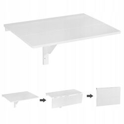 Masa extensibila de perete Costway CB10393WH (White) Thumb