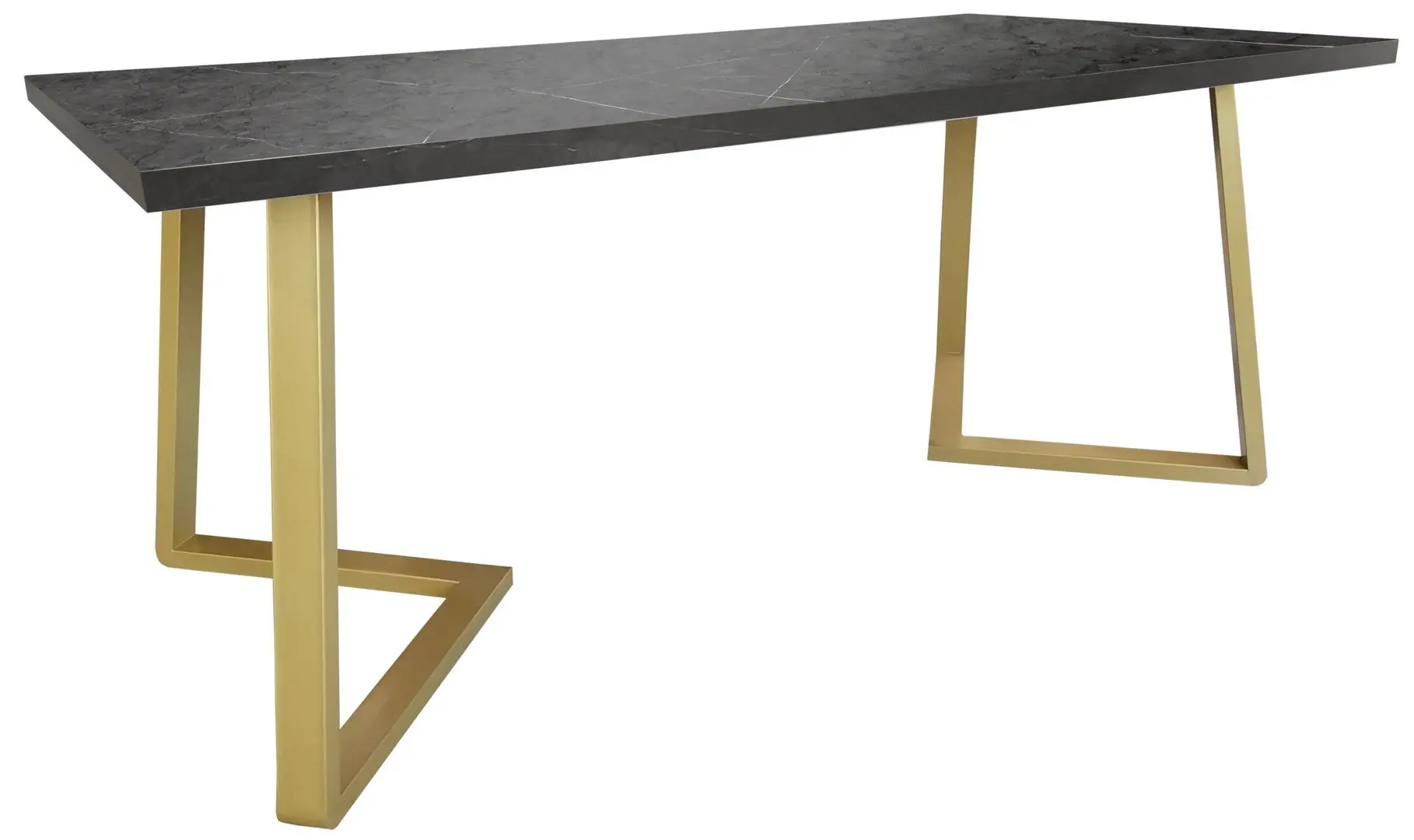 Masa DP Frida (Black Marble/Gold) - 2