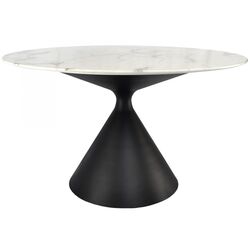 Стол DP Rondo T1038 (Black/Marble) Thumb