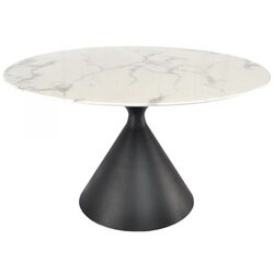 Стол DP Rondo T1038 (Black/Marble)