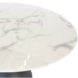 Стол DP Rondo T1038 (Black/Marble) Thumb