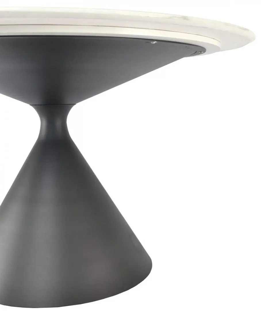 Стол DP Rondo T1038 (Black/Marble) - 2