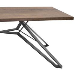 Стол DP Selena 150x80cm (Brown/Black) Thumb