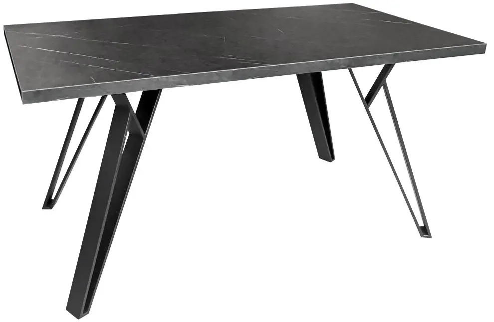 Стол DP Tokyo 150x80cm (Black Marble/Black)