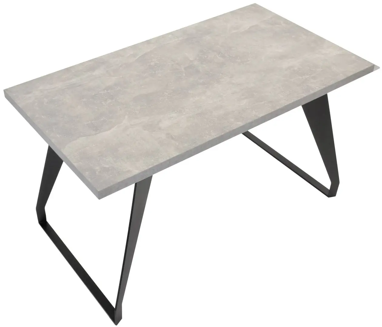 Стол DP Town 150x80cm (Concrete Gray/Black)