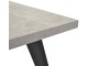 Masa DP Town 150x80cm (Concrete Gray/Black)