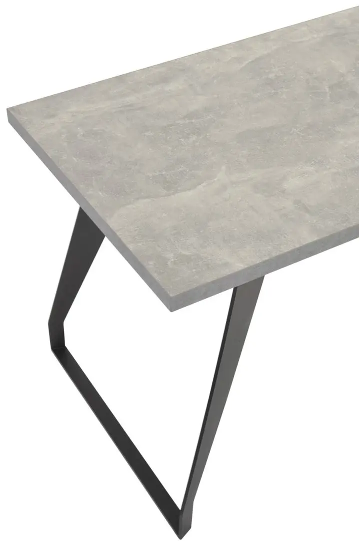 Стол DP Town 150x80cm (Concrete Gray/Black)