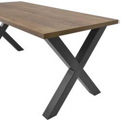 Стол DP Xena 180x90cm (Brown/Black) Thumb