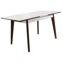 Masa plianta DP MG-A05 120/150x75cm (White/Brown) Thumb