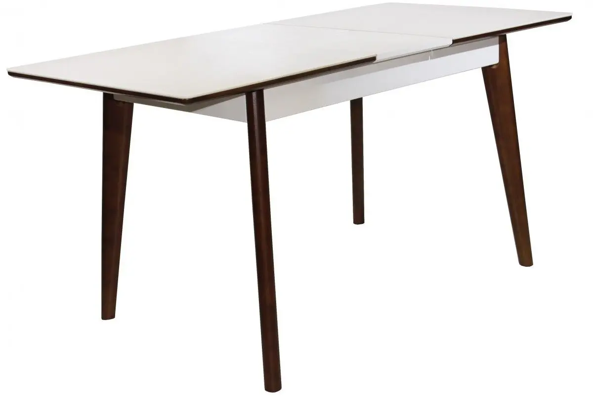 Masa plianta DP MG-A05 120/150x75cm (White/Brown)