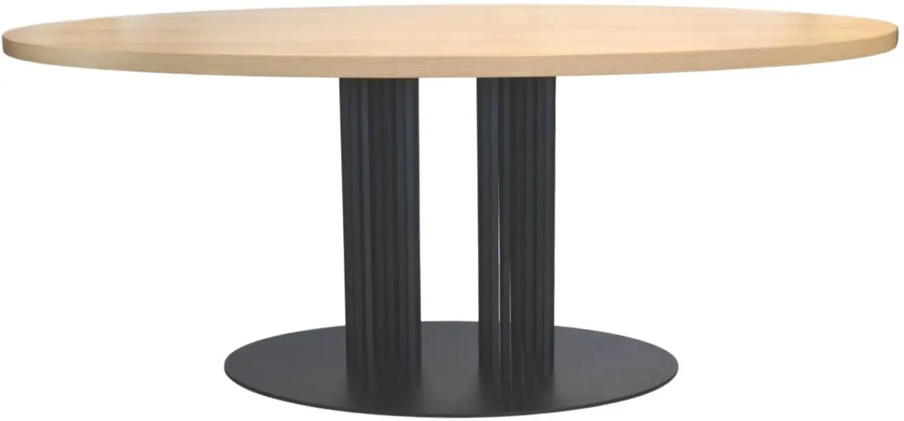 Masa DP Afina Elipsa 180x90cm (Black/Natural)