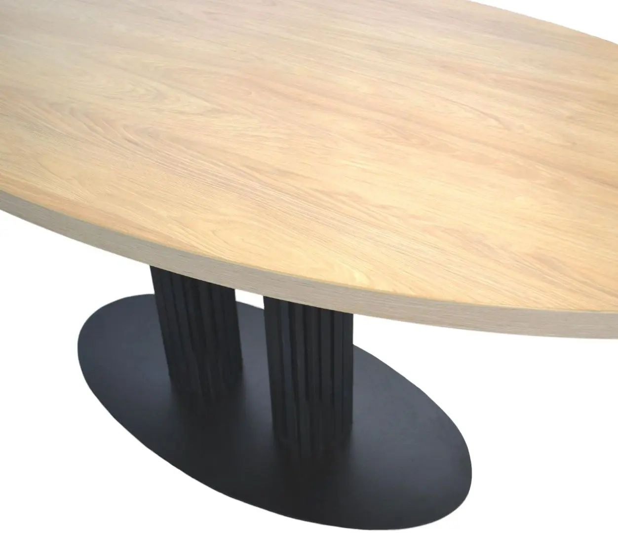 Masa DP Afina Elipsa 180x90cm (Black/Natural)