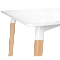 Masa DP Eames DT-01 (White/Beech) Thumb