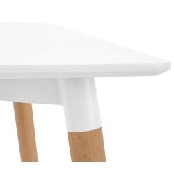Masa DP Eames DT-01 (White/Beech) Thumb