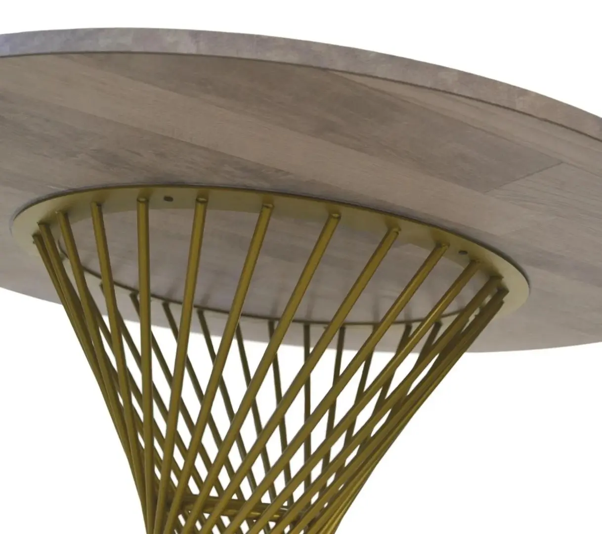 Masa DP Felicia 1000 (Light Brown/Gold) - 2