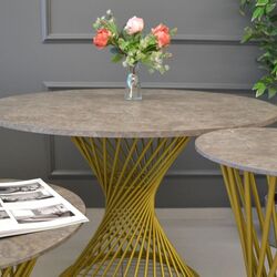 Masa DP Felicia 1000 (Light Brown/Gold) Thumb