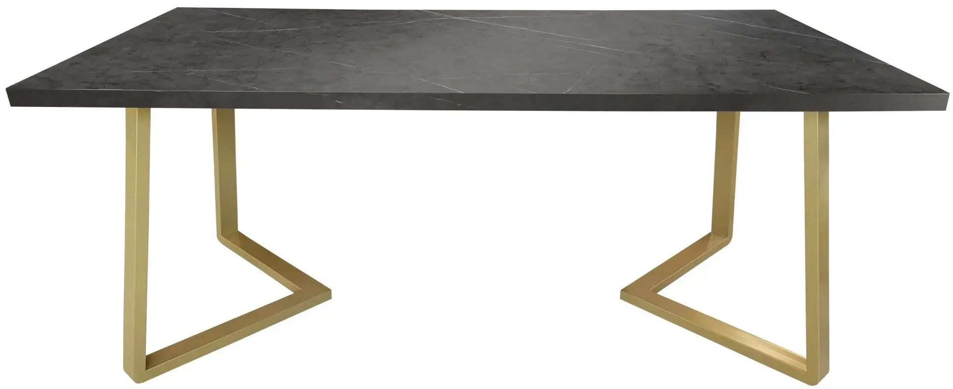 Стол DP Frida 180x90 (Black/Gold)