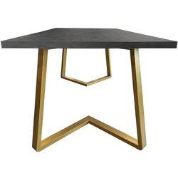 Стол DP Frida 180x90 (Black/Gold) Thumb