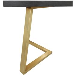 Стол DP Frida 180x90 (Black/Gold) Thumb