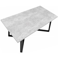 Стол DP Frida 80x150 (Concrete/Black) Thumb