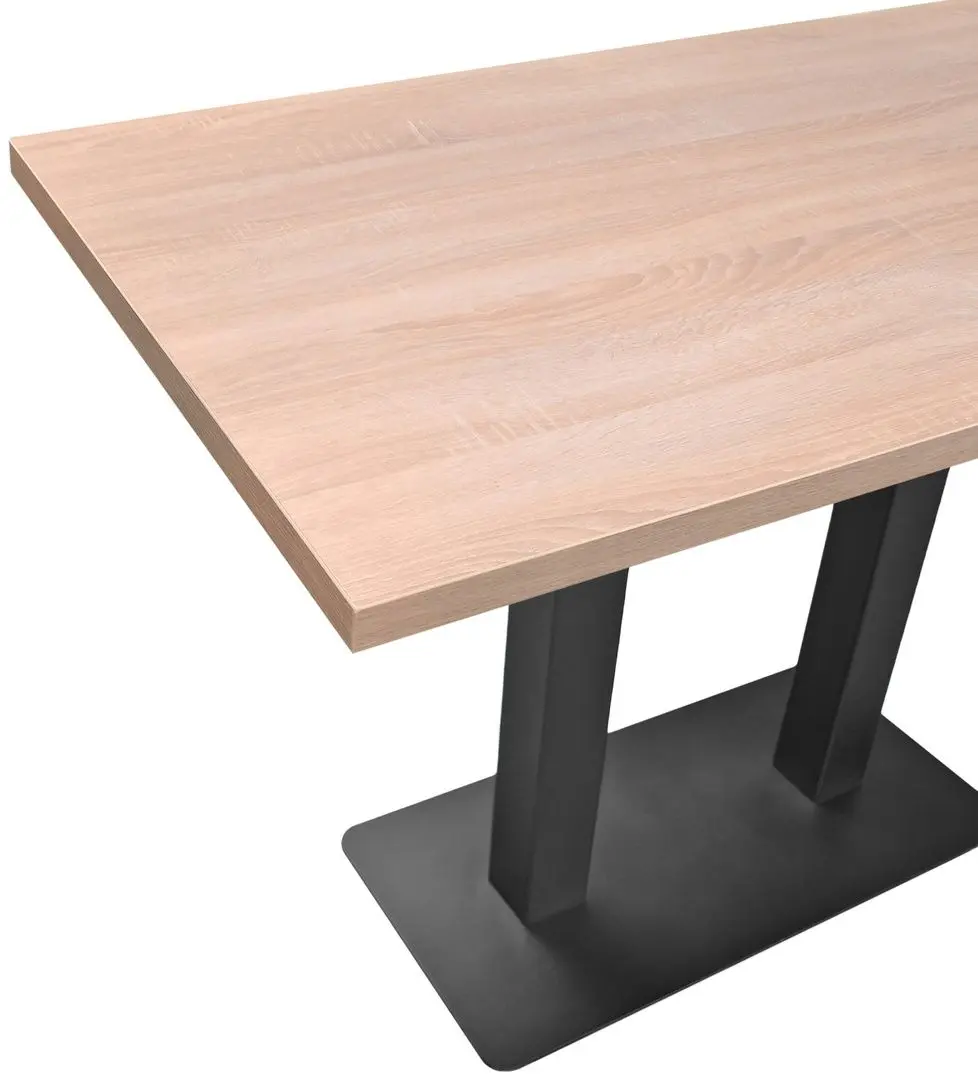 Стол DP Horeca Double (Sonoma Oak/Black)