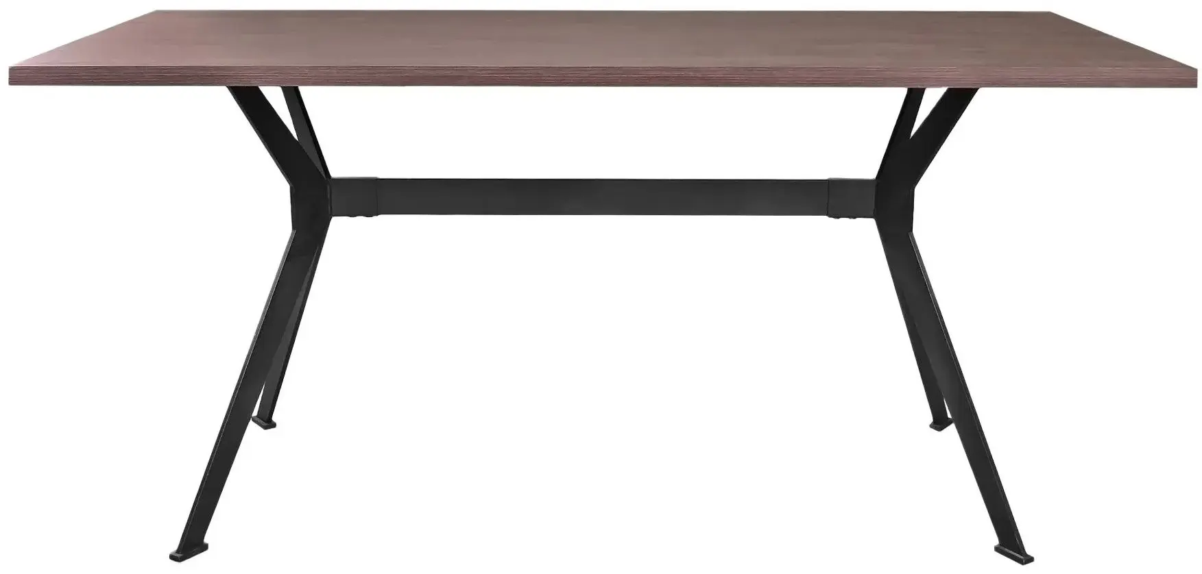 Стол DP Mira 170x80cm (Black/Brown) - 3