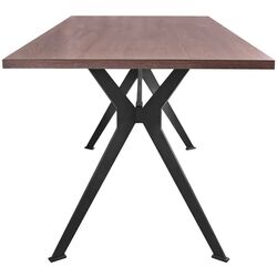 Стол DP Mira 170x80cm (Black/Brown) Thumb