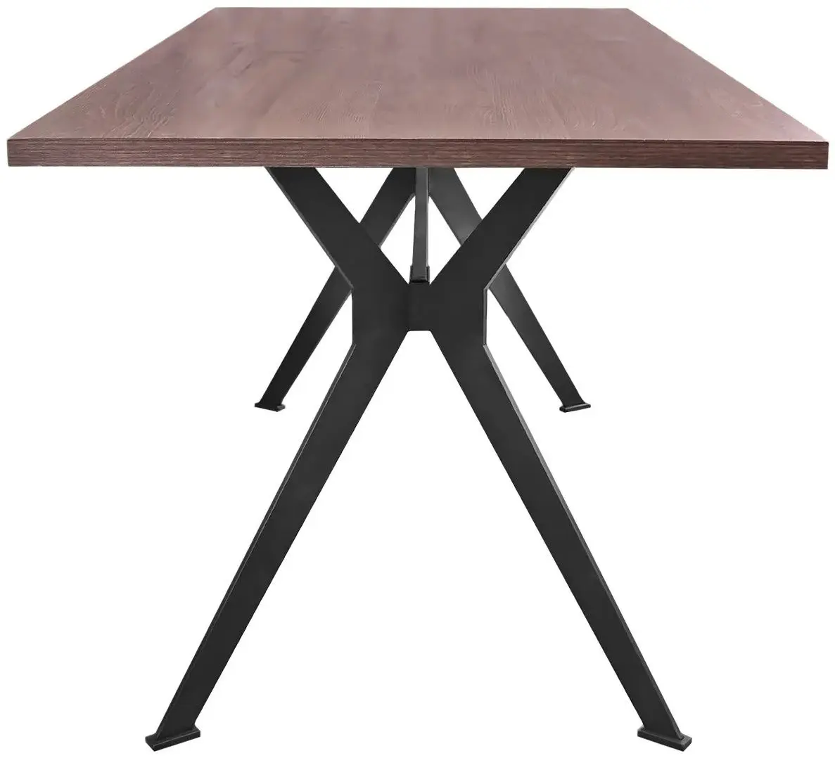 Стол DP Mira 170x80cm (Black/Brown) - 4