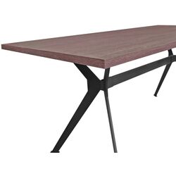 Стол DP Mira 170x80cm (Black/Brown) Thumb