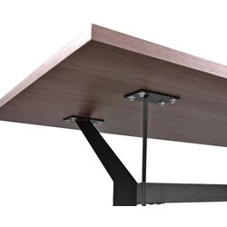 Стол DP Mira 170x80cm (Black/Brown) Thumb