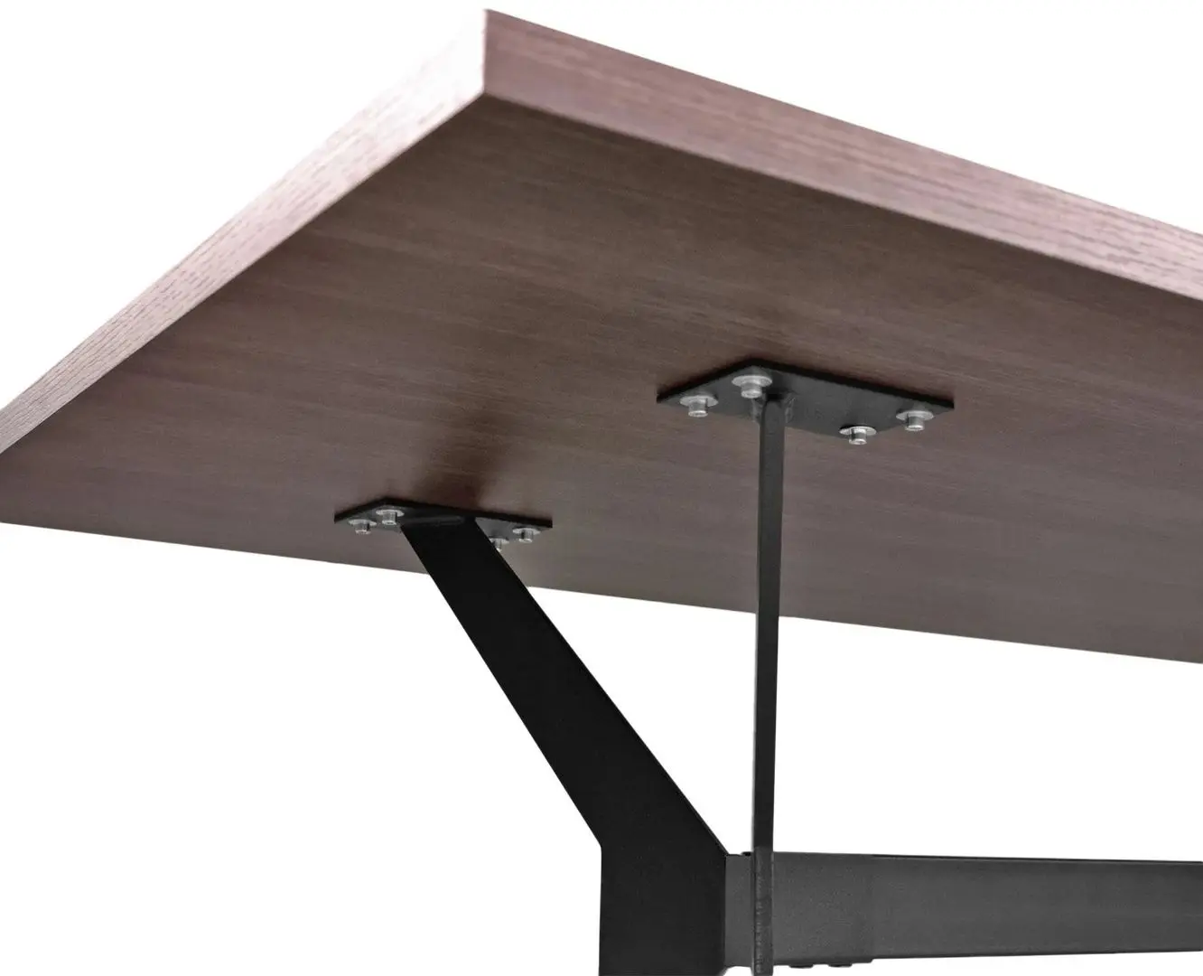 Стол DP Mira 170x80cm (Black/Brown) - 6