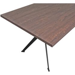 Стол DP Mira 170x80cm (Black/Brown) Thumb