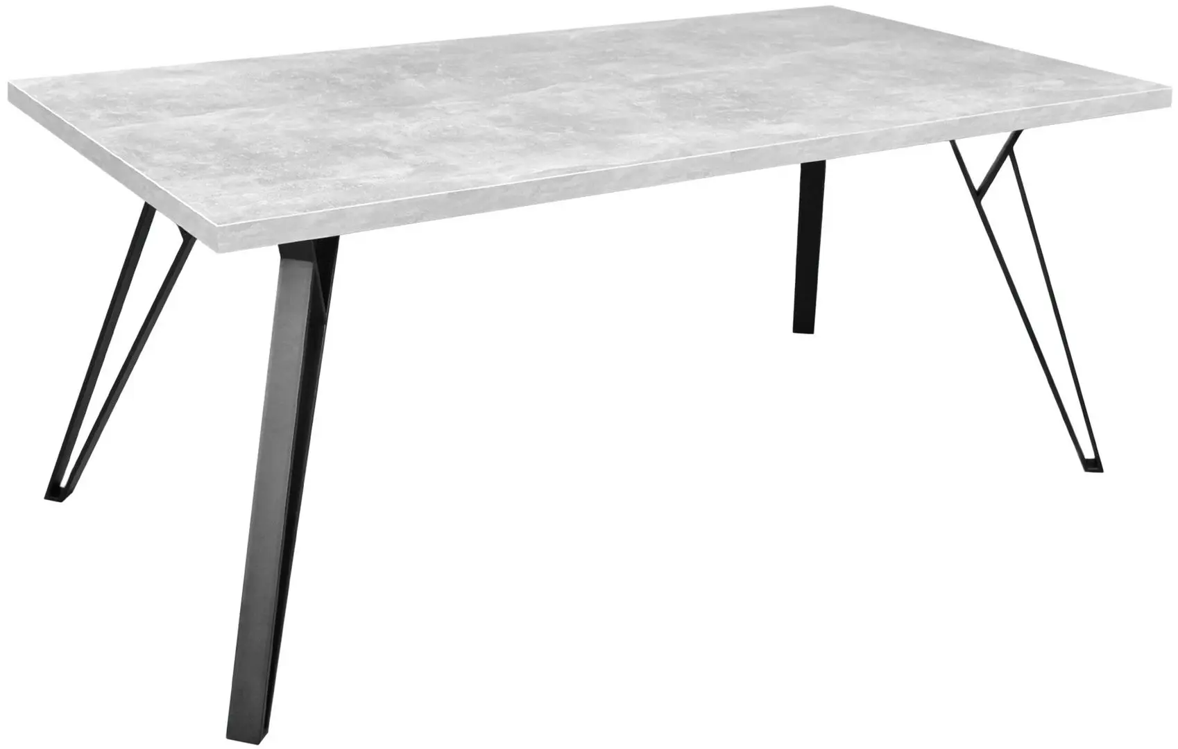 Стол DP Tokyo 90x180 (Concrete/Black)