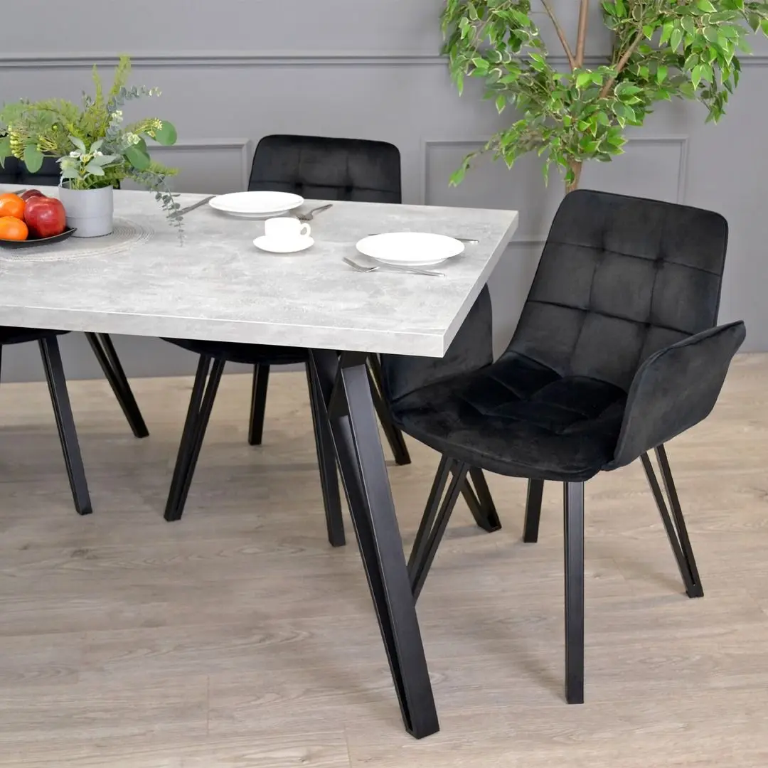 Стол DP Tokyo 90x180 (Concrete/Black)