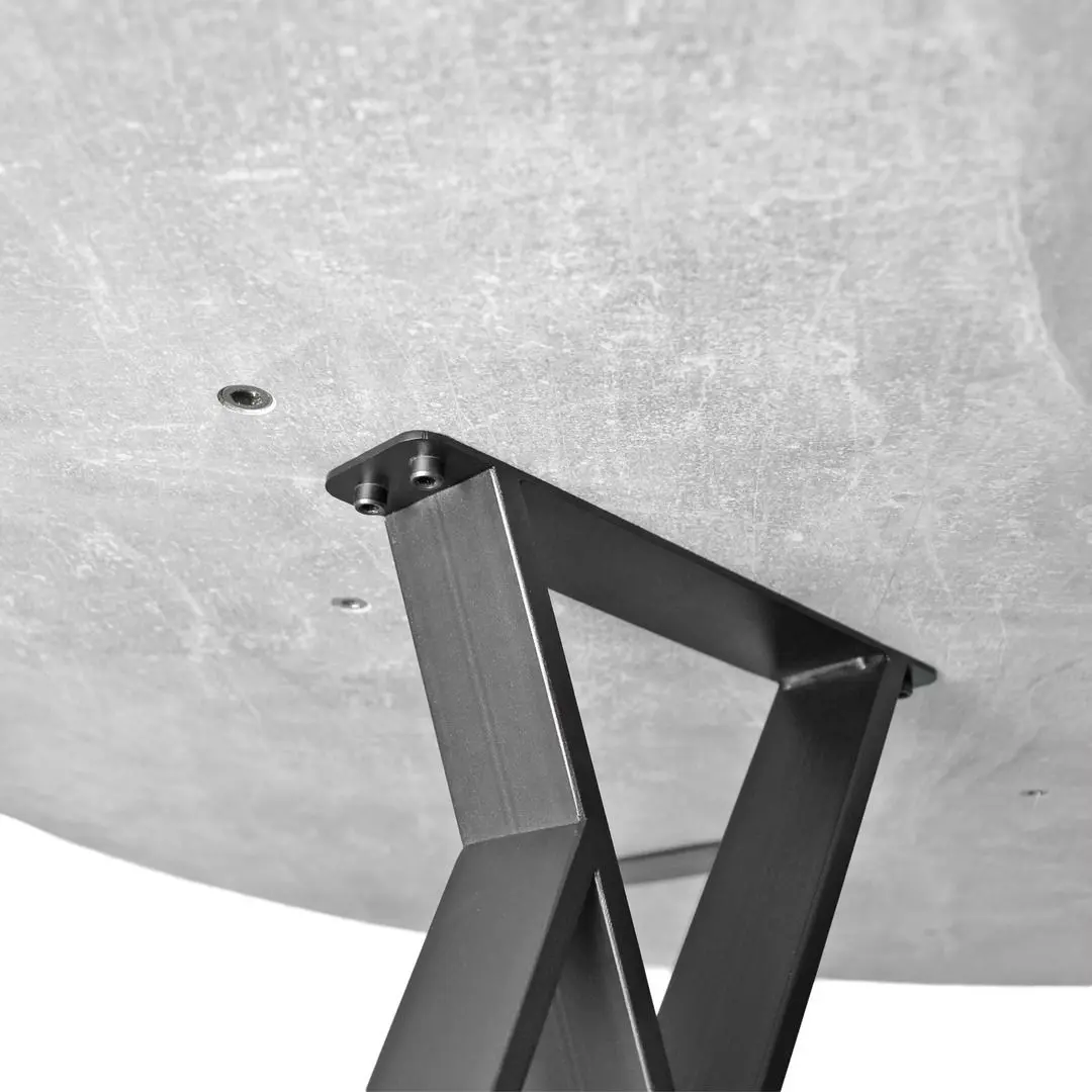 Стол DP Tokyo Rondo (Concrete/Black)