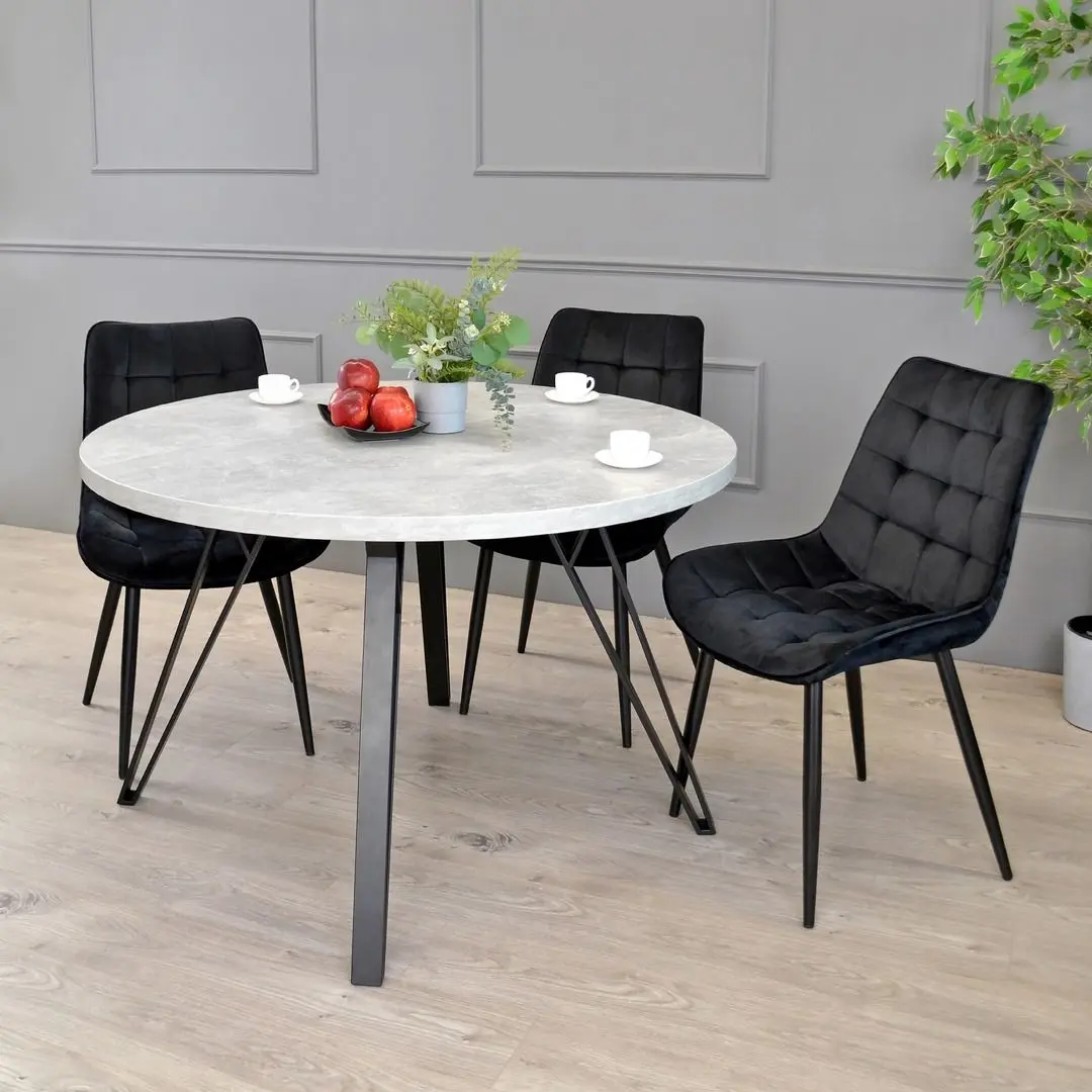 Стол DP Tokyo Rondo (Concrete/Black)