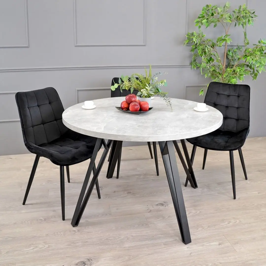 Стол DP Tokyo Rondo (Concrete/Black)