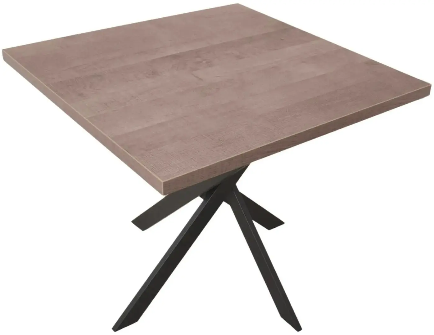 Стол DP Torino 900x900 (Black/Wood)