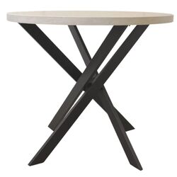 Стол DP Torino Rondo 900 (Beige/Black) Thumb