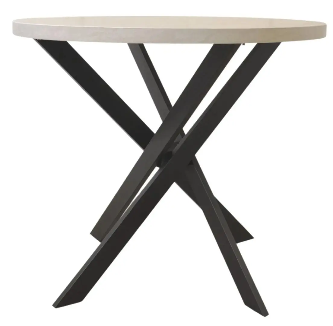 Стол DP Torino Rondo 900 (Beige/Black)